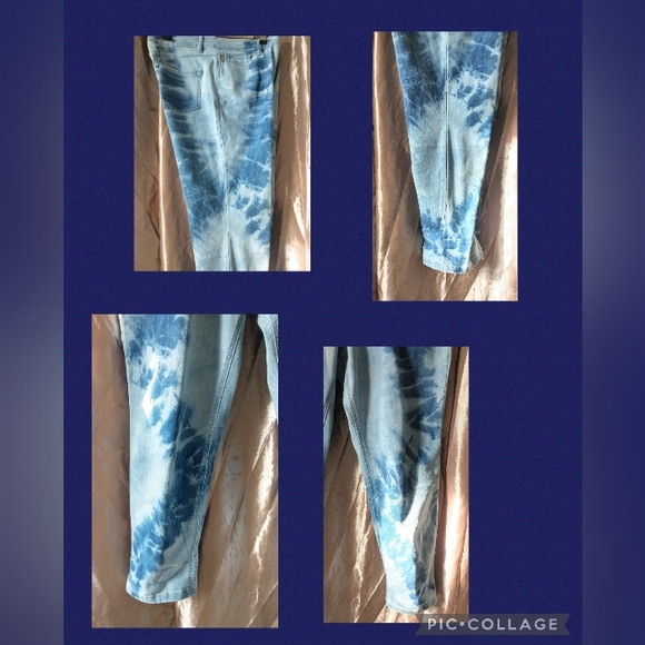 J Jill Denim - Cropped Tie Dyed Jeans - 12P - Picture 9 of 11